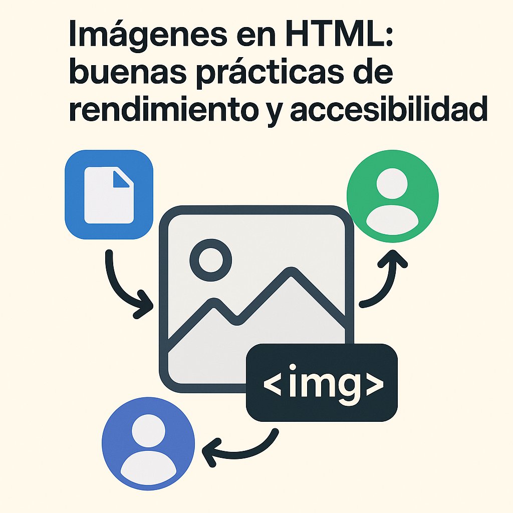 Imágenes en HTML: buenas prácticas de rendimiento y accesibilidad