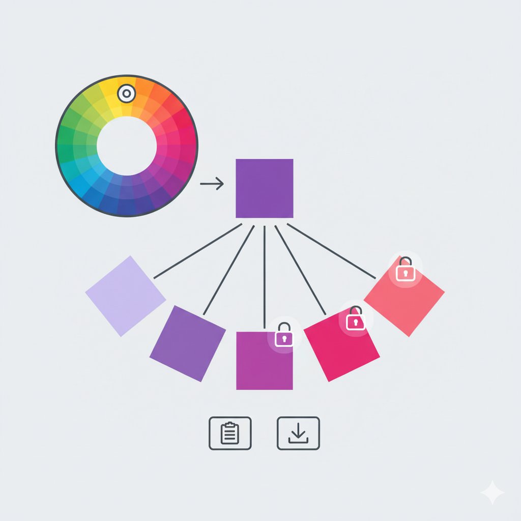 Generador de paletas HSL con HTML, CSS y JavaScript